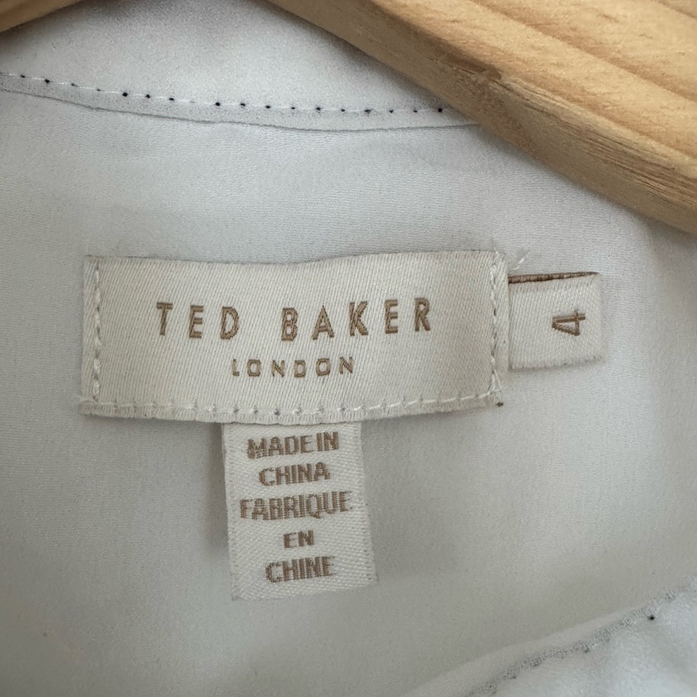 Ted Baker Black and White Midi Dress - Picture 5 of 16